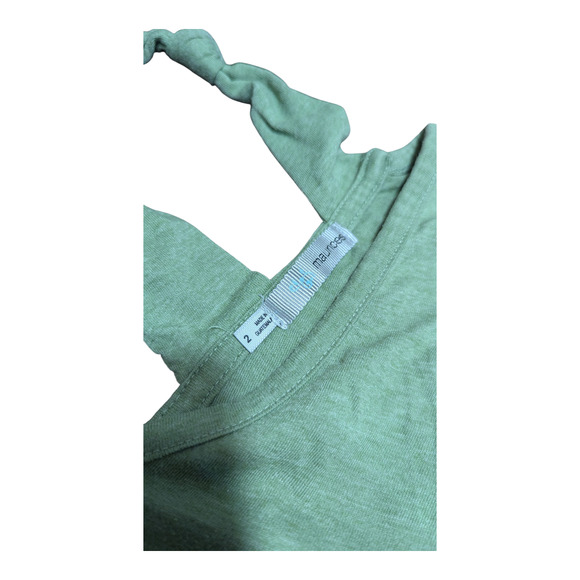 Maurices -Women's- Green Shirt -Size 2 - See Measurements -Pre-Owned Great Cond - Picture 4 of 6